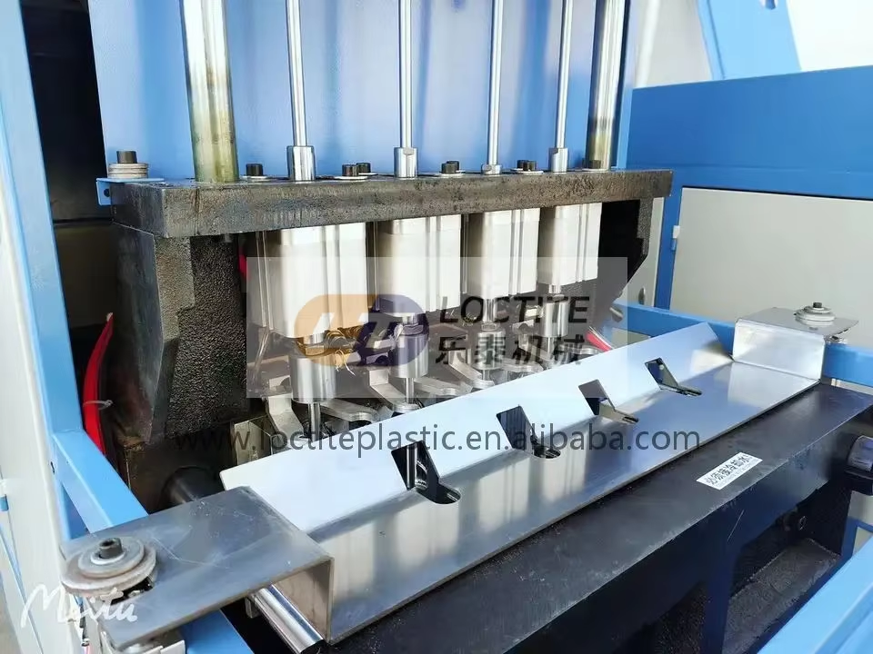 LT-S4-2L semi automatic 4 cavity 2L stretching blow molding machine