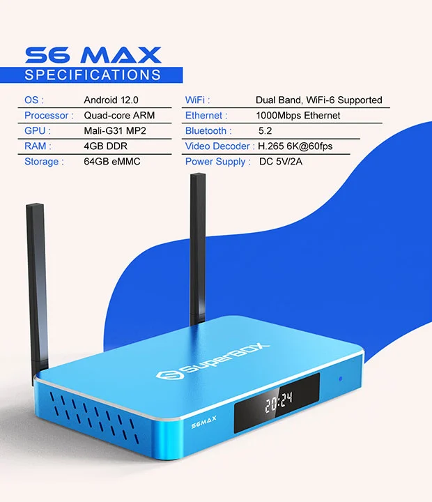 SuperBox S6 Max (Premium Edition)