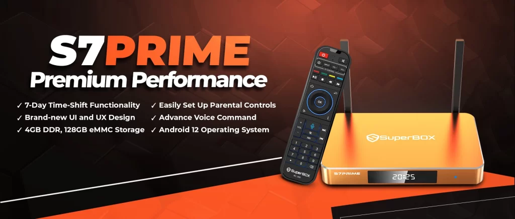 superbox s7 prime android iptv box, fully loaded box