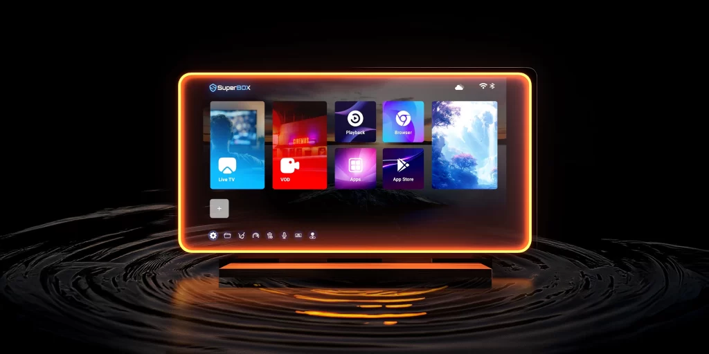 superbox s7 prime android iptv box, fully loaded box