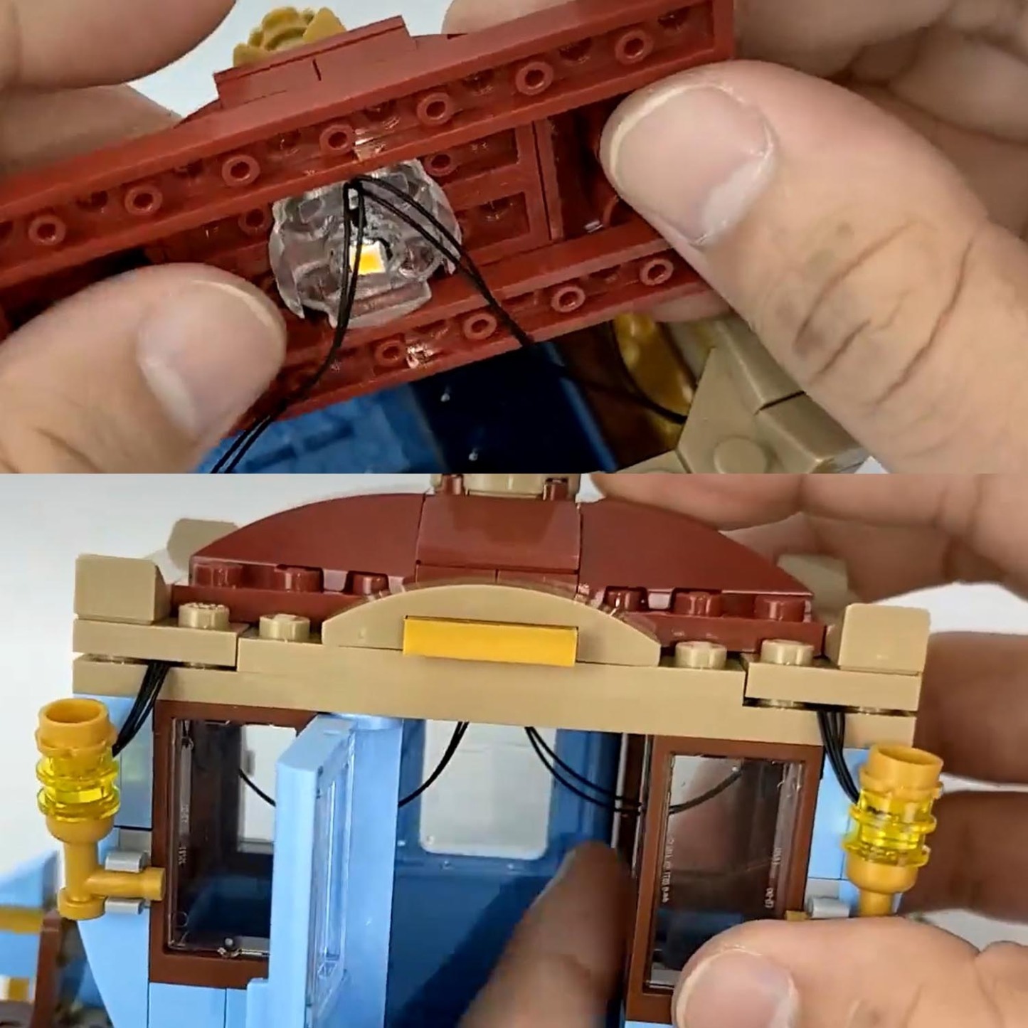 USB Light Kit for  Lego 76964 Jurassic World Dinosaur Fossils: T. rex Skull