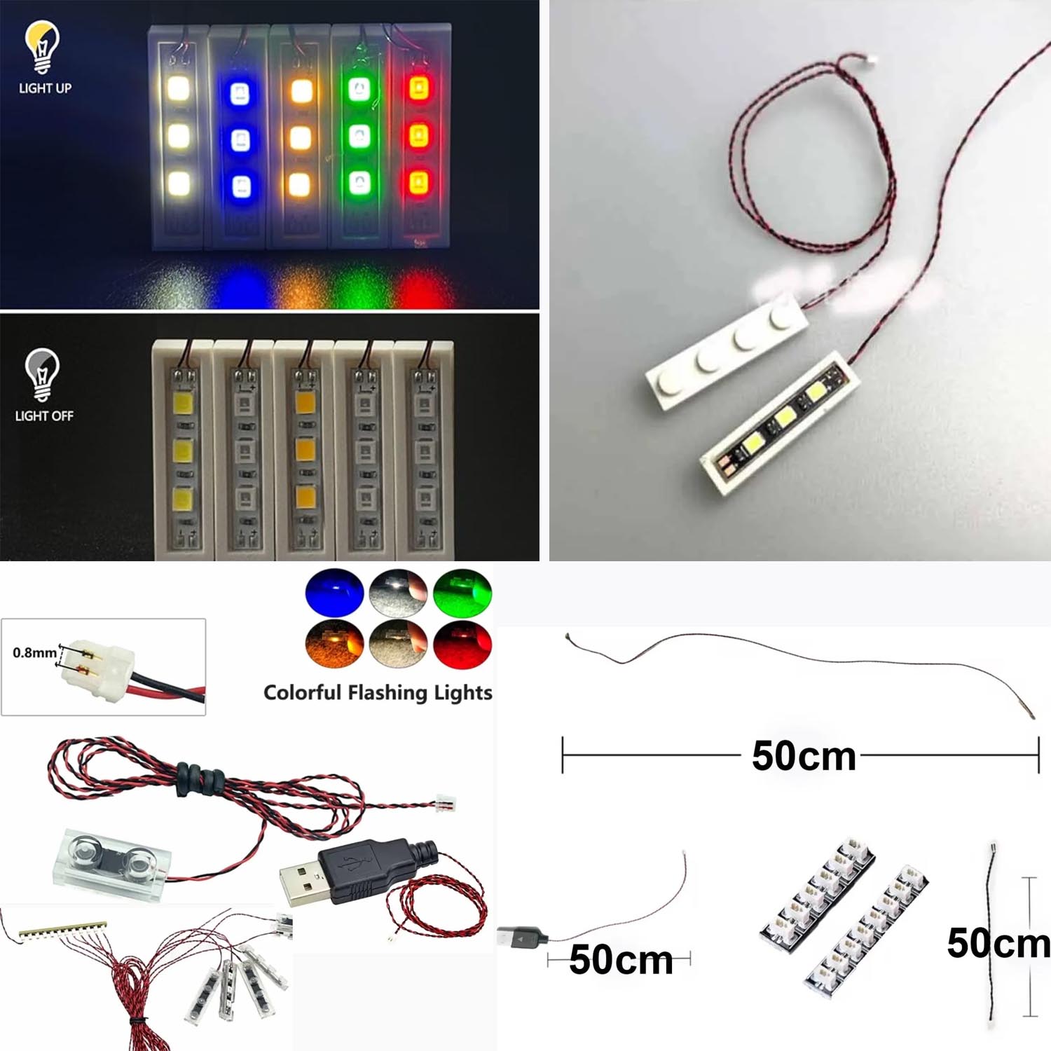 USB Light Kit for Lego 10366 Tropical Aquarium