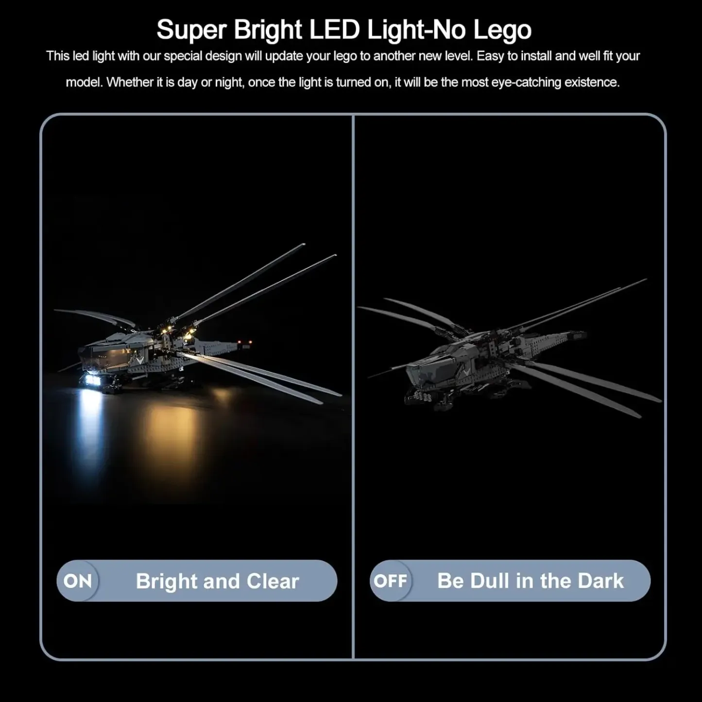 USB Lights Set for Lego 10327 Dune Atreides Royal Ornithopter