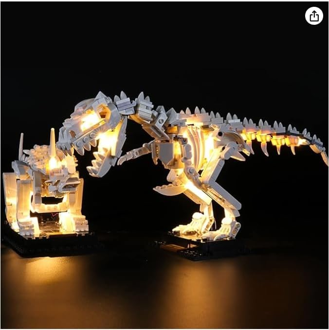 USB Light Kit for LEGO 21320 Dinosaur Fossils Construction