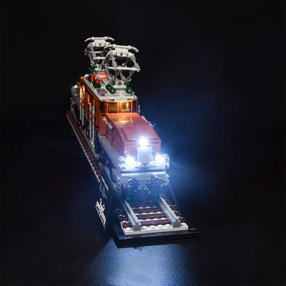 USB  Light kit for LEGO 10277 Crocodile Locomotive Train
