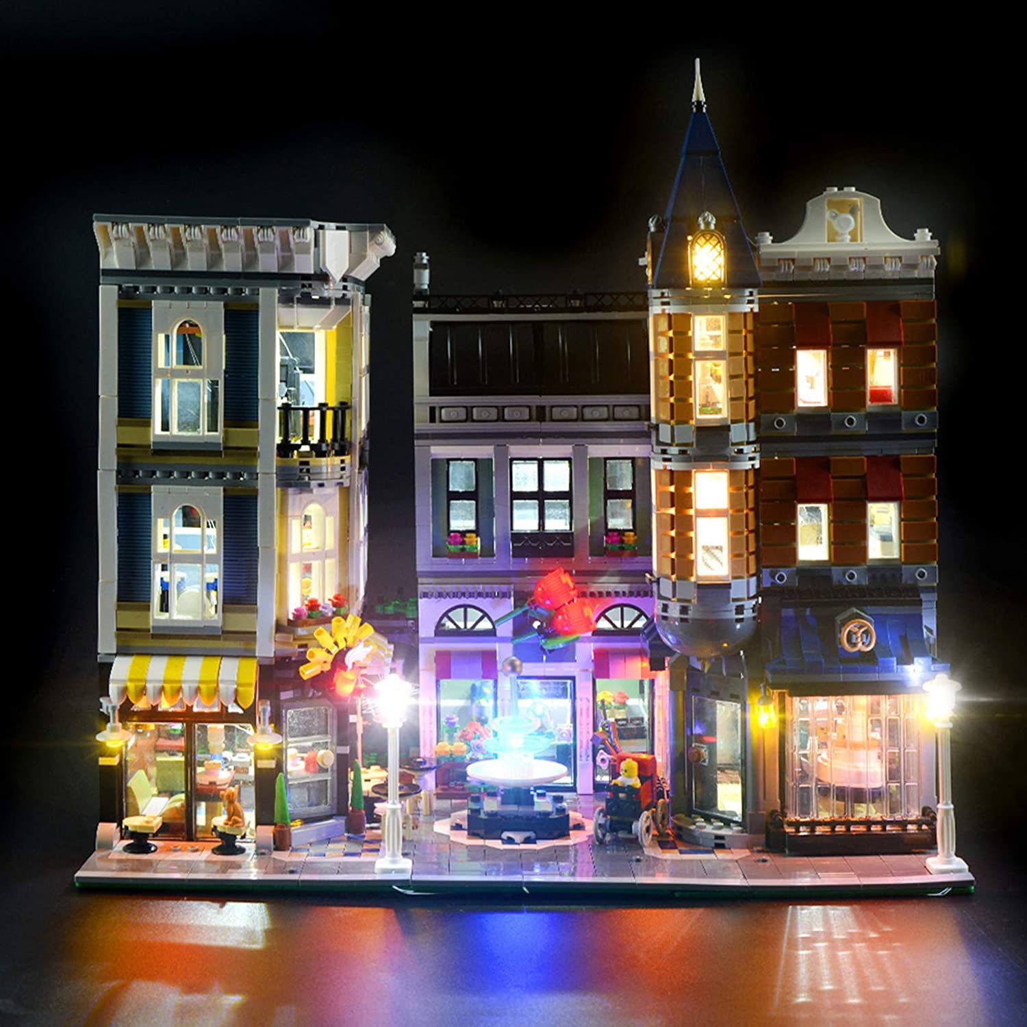 USB Light Kit for Lego 10255 architecture Assembly Square
