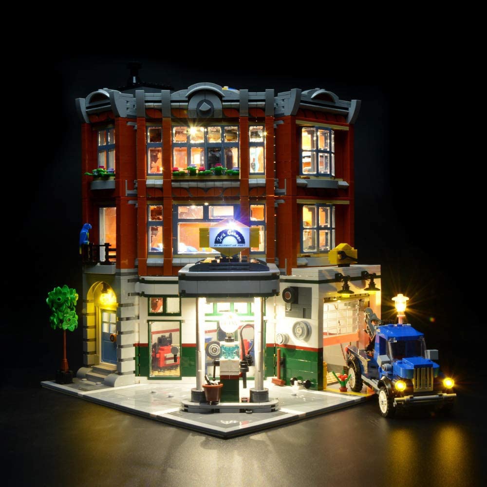 USB Light Kit for Lego 10264 Corner Garage