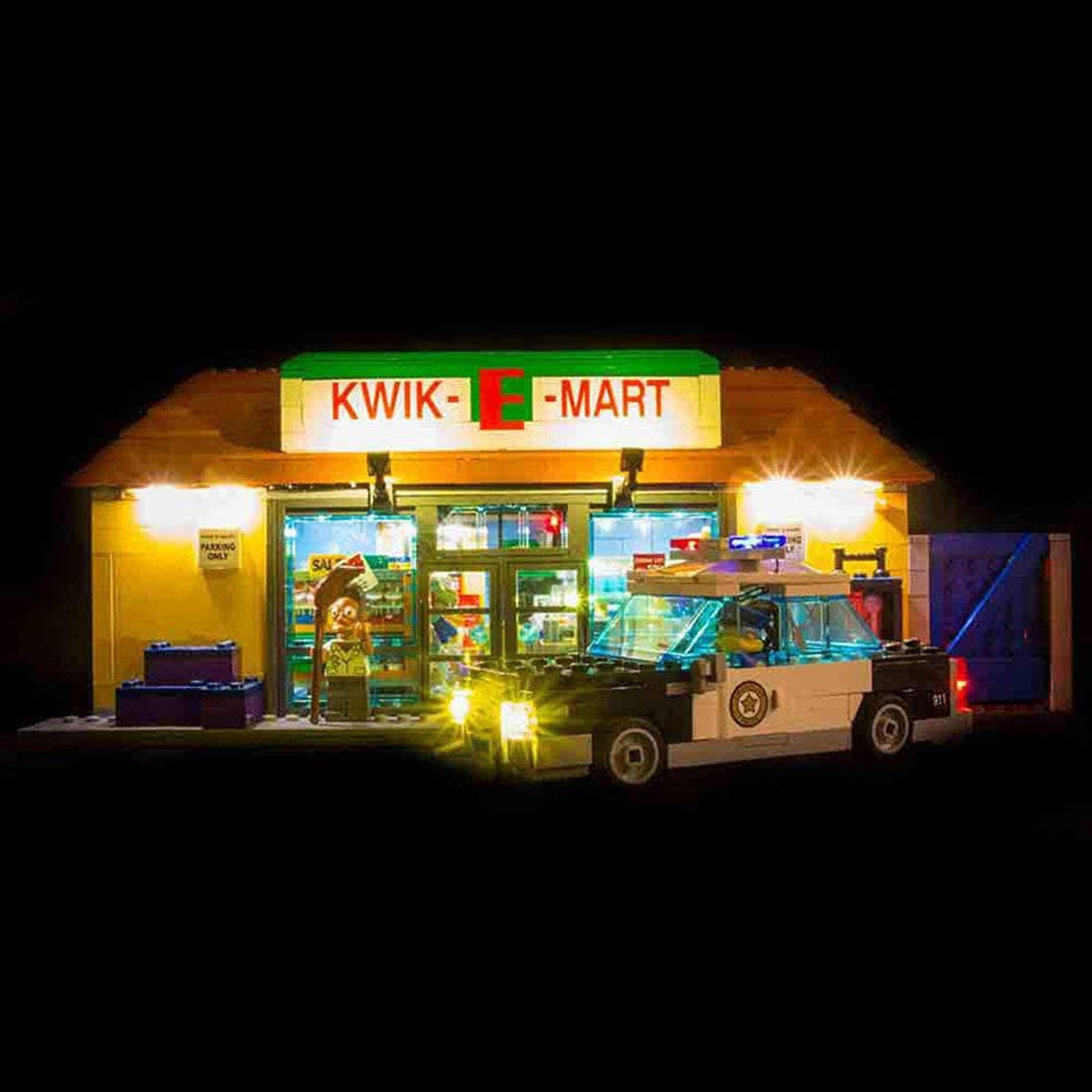 USB Light Kit for Lego 71016 Simpsan Supermarket
