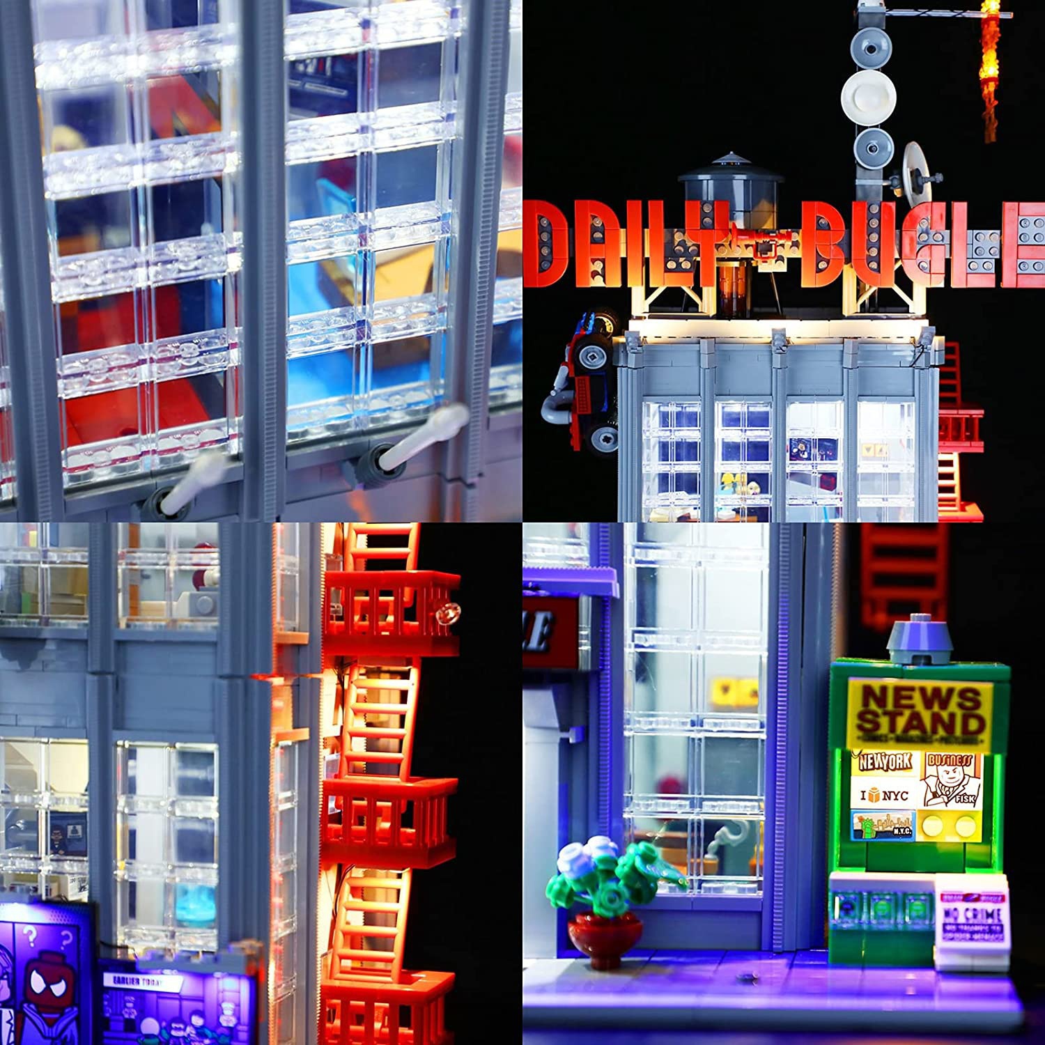 USB Light Kit for Lego 76178 Daily Bugle