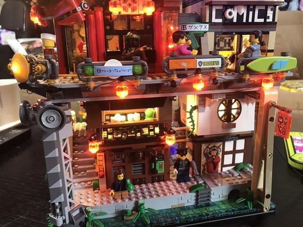 USB Light Light Kit For LEGO 70620 Ninjago City