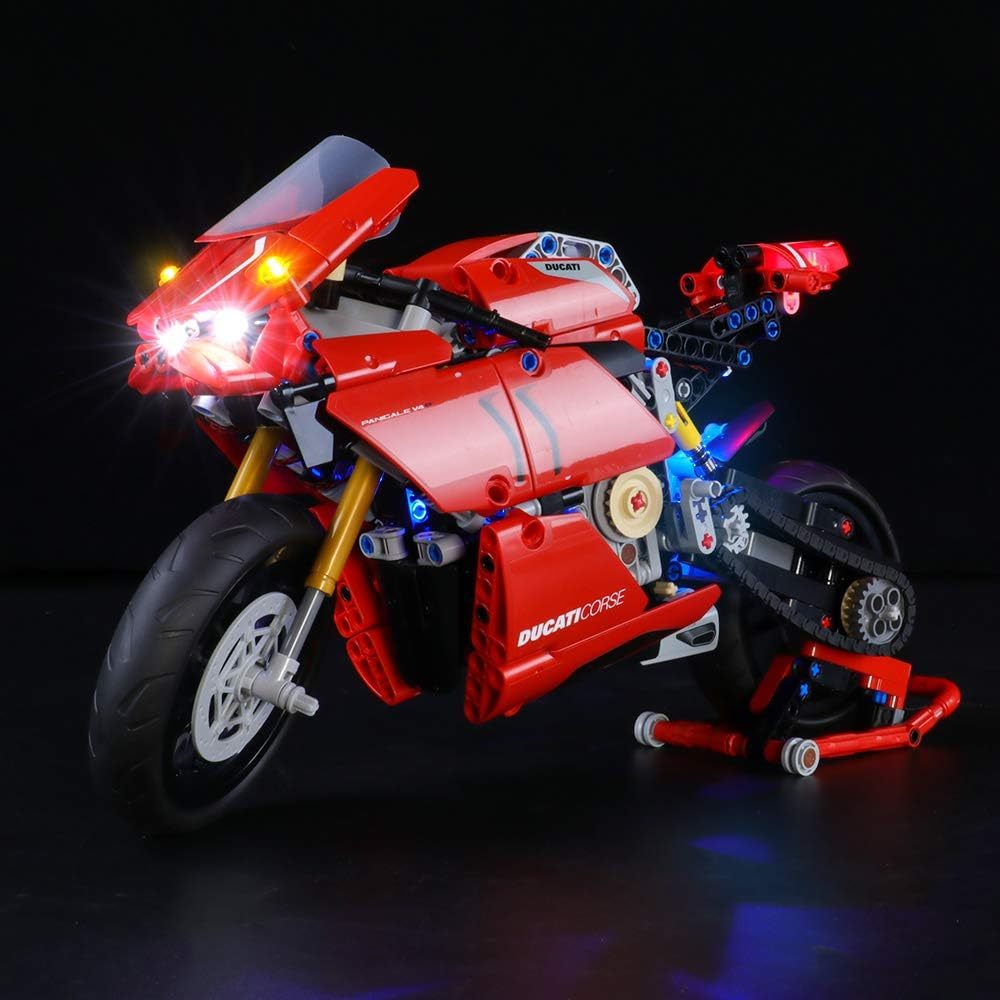 USB Light Kit for LEGO 42107 Ducatti Panigale V4 R Motorbike