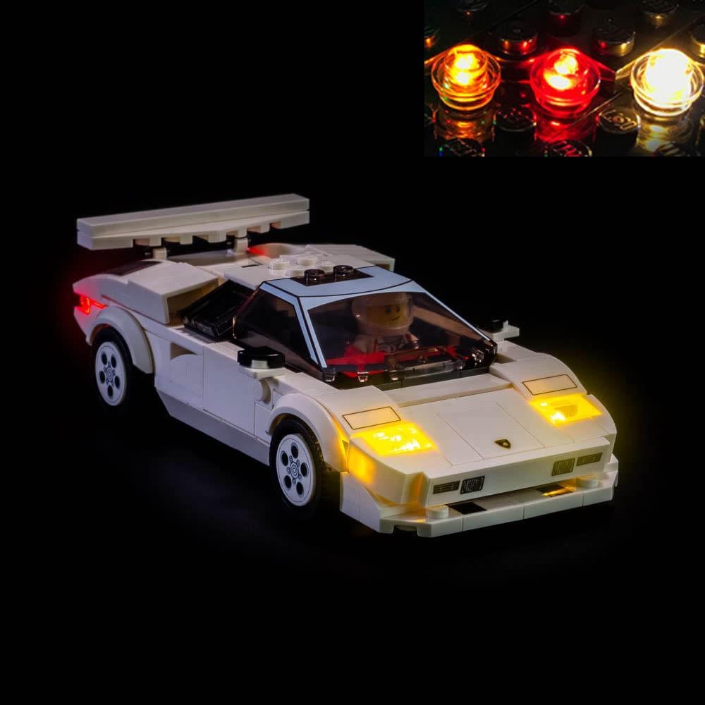 USB Light Kit for Lego 76908 Speed Champions Lamborghin Countach