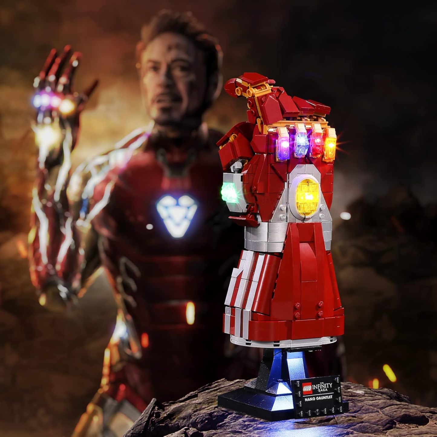 USB Light kit for Lego 76191 Marvel Infinity Gauntlet 