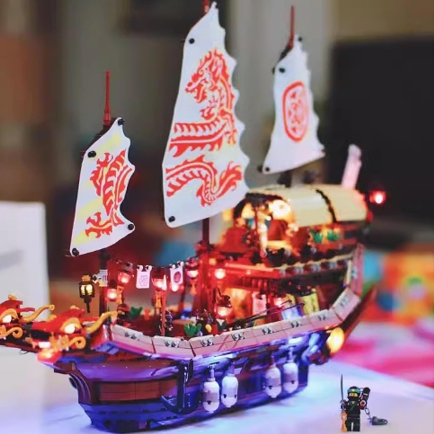 Light Set For Lego 70618 Ninjago Movie Destiny's Bounty