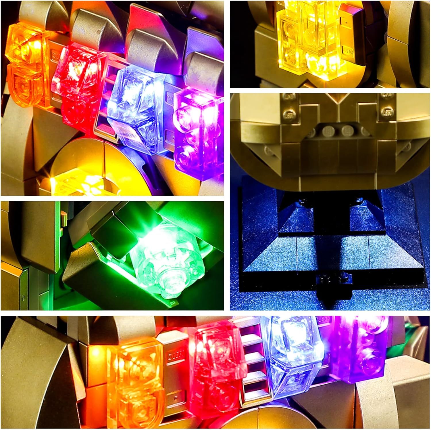 USB Light kit for Lego 76191 Marvel Infinity Gauntlet 