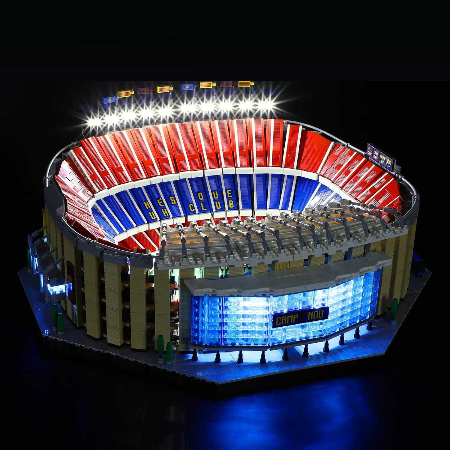 USB Lights Set for Lego 10284 Icons Camp NOU FC Barcelona Stadium