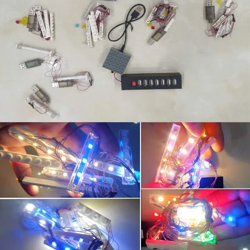 USB Light kit for LEGO 75978 Harry Poter Diagon Alley