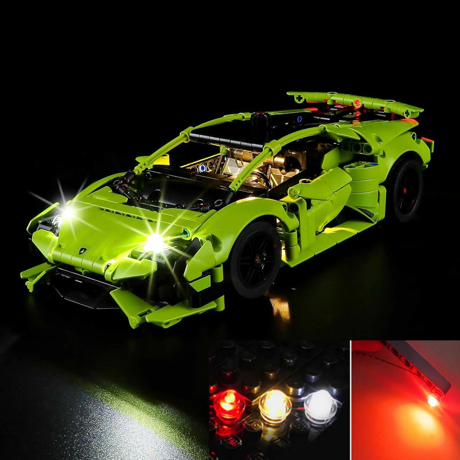 USB Lights Set for LEGO 42161 Technic Lamborghin Huracán Tecnica 
