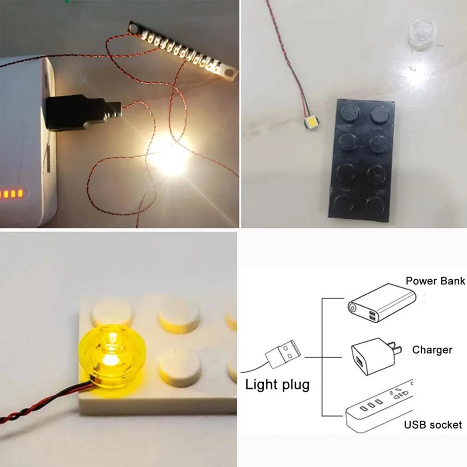 USB Light Kit for LEGO 76125 Avengers Hall of Armor