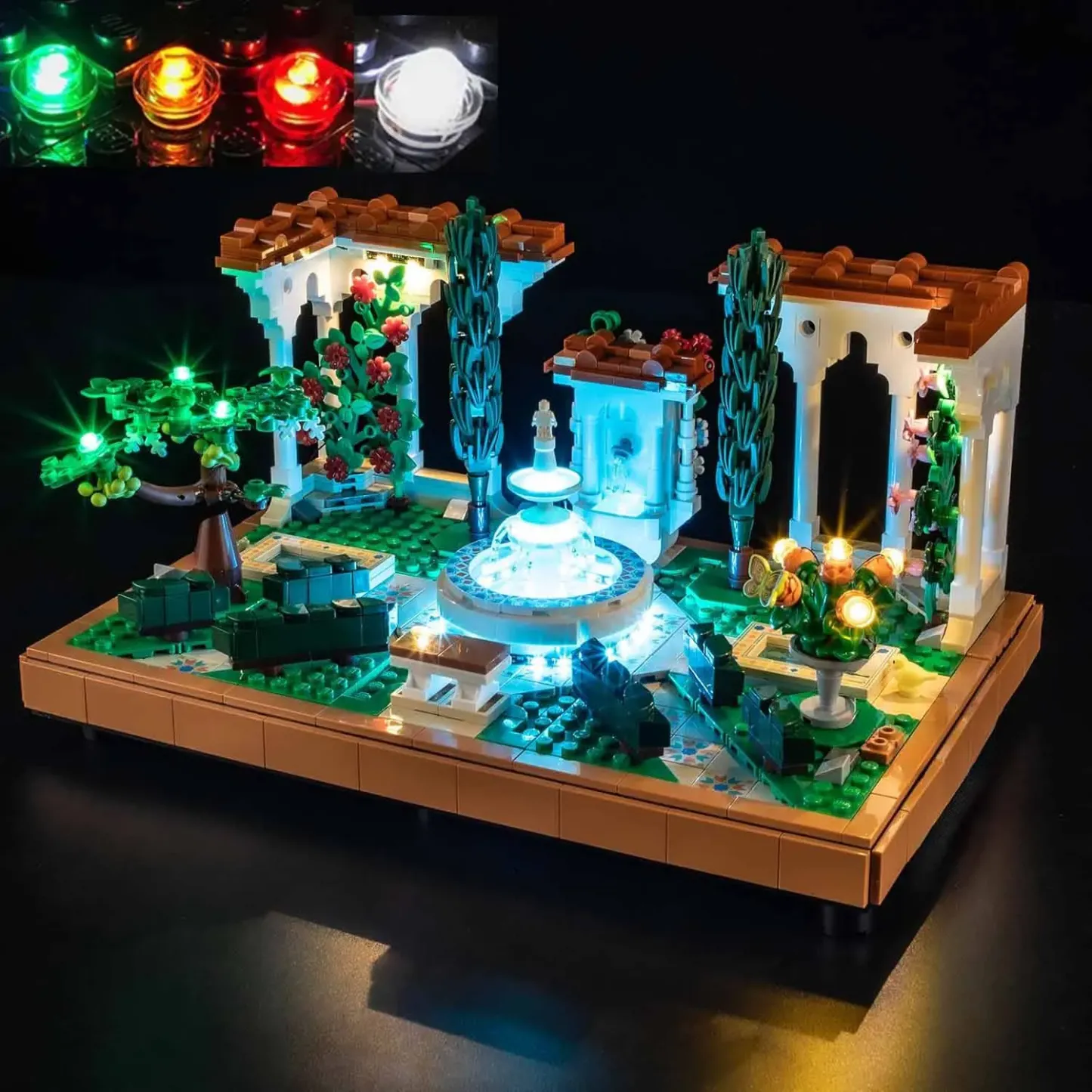 USB Lights Set for Lego 10359 Fountain Garden