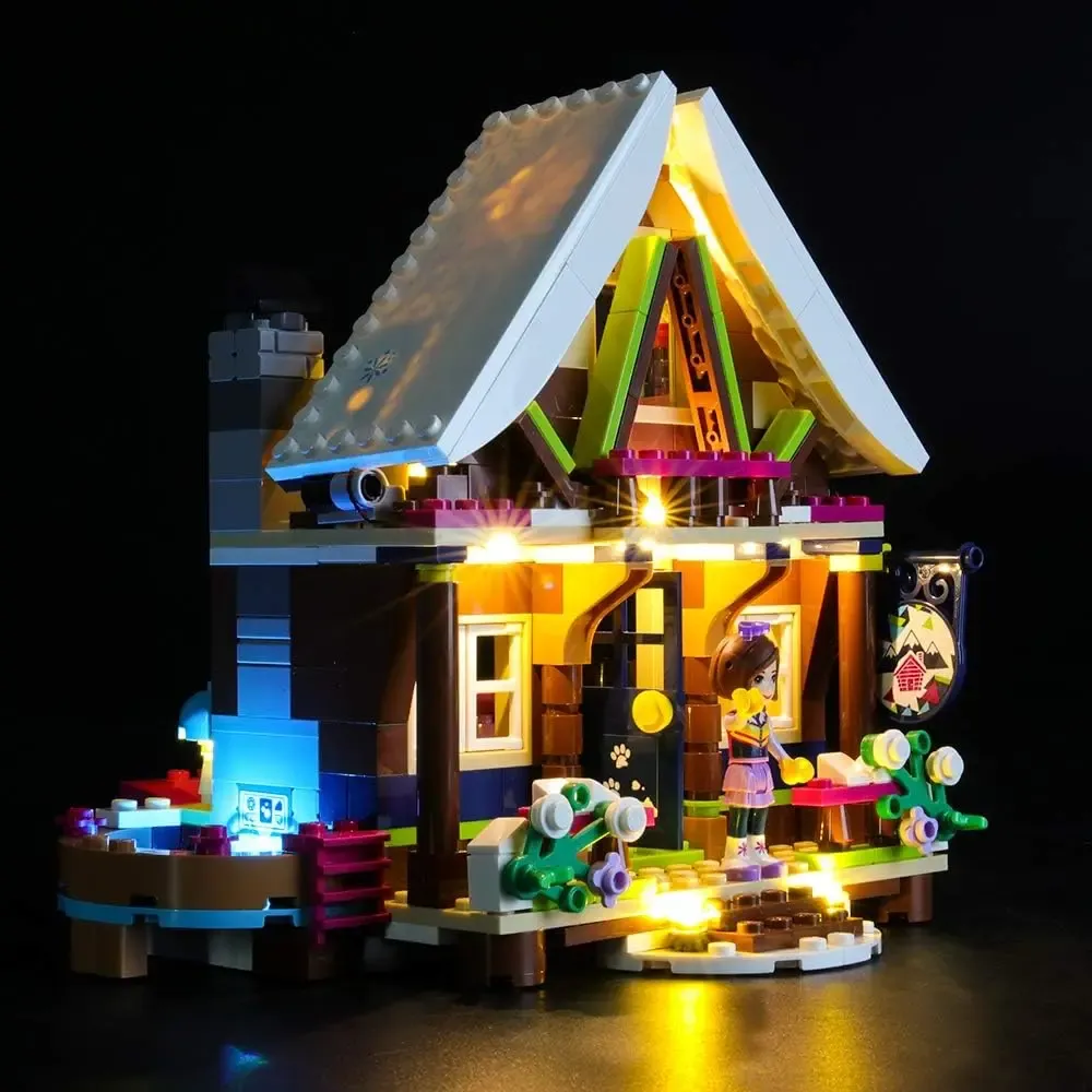 USB Light kit For Lego 41323 Friends Snow Resort Chalet
