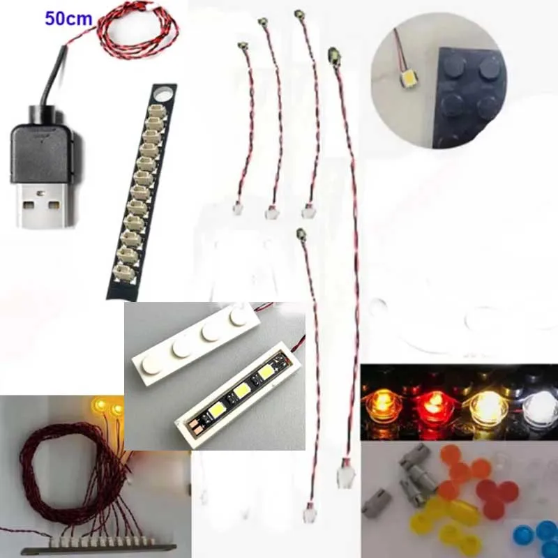 USB Lights Set for Lego 76920 Speed Champions Ford Mustang Dark Horse Sports Car