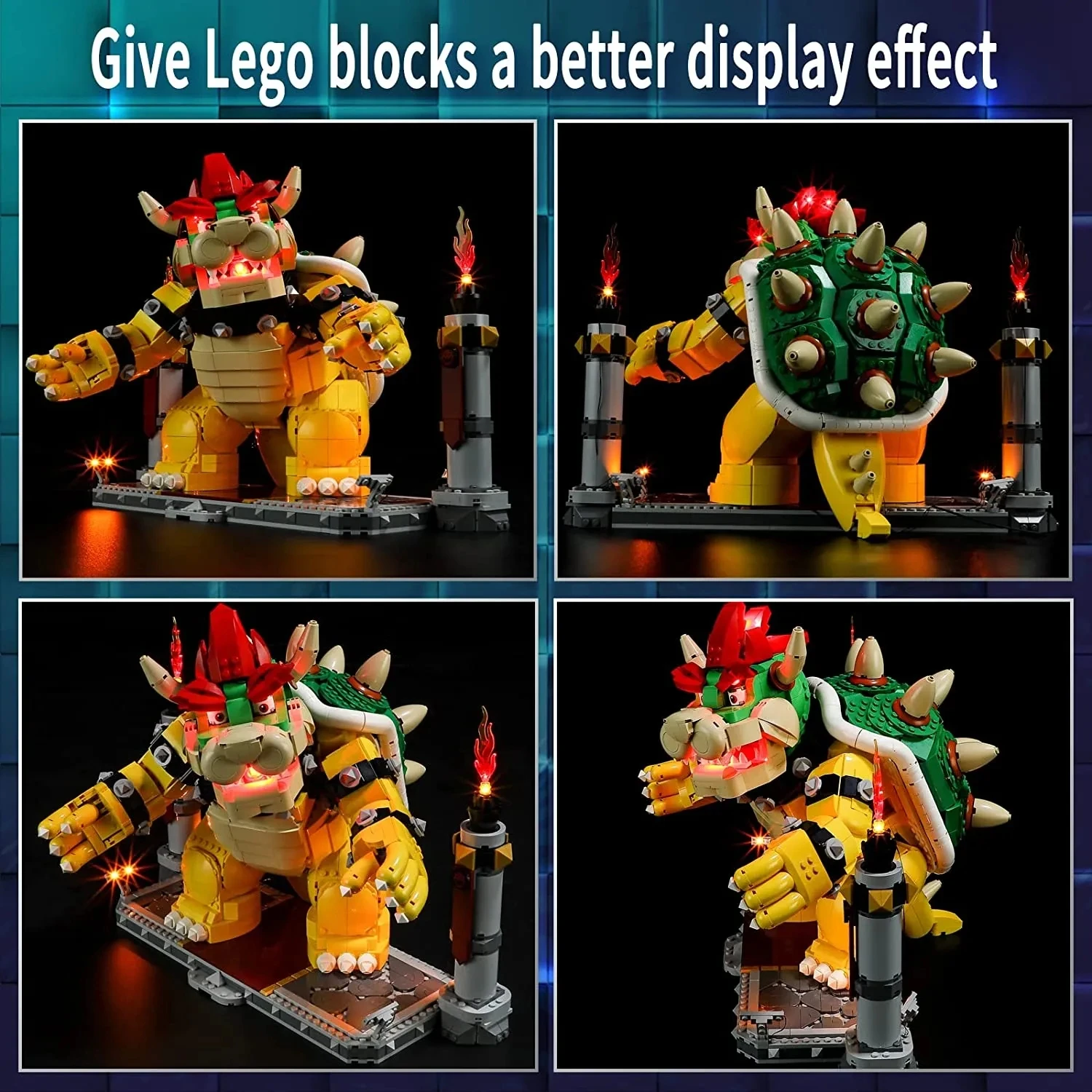 USB Light Kit for Lego 71411 The Mighty Bowser