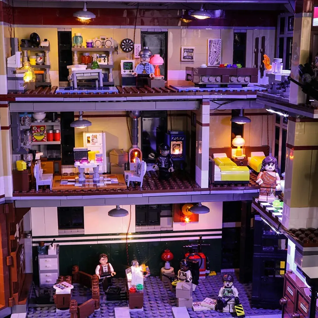 USB Light Kit for LEGO 75827 Firehouse Headquarters