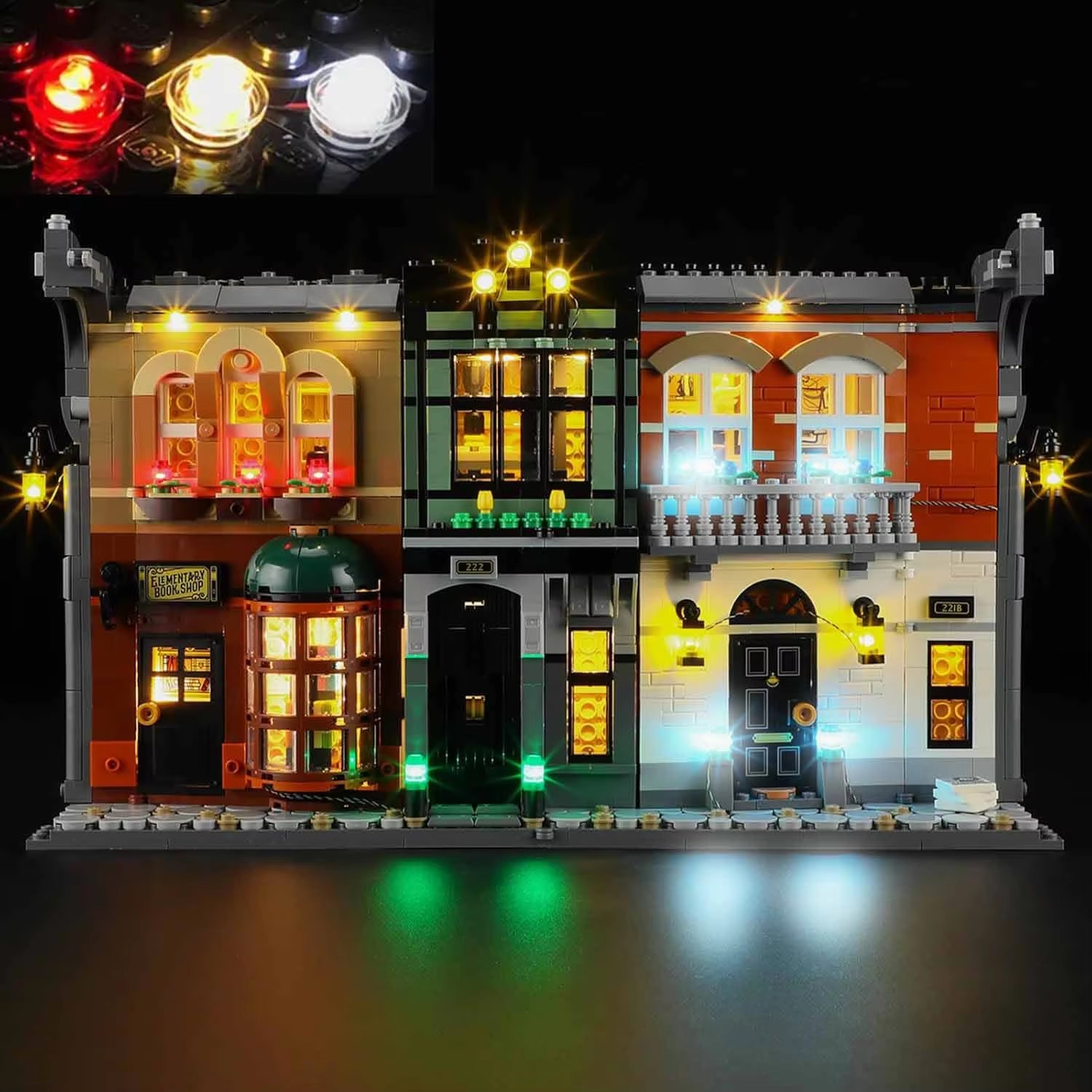 USB Lights Set for Lego 10351 Sherlock Holmes Book Nook 