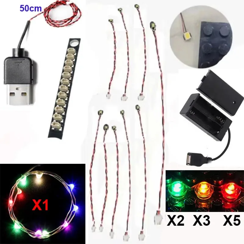 USB Lights Set for Lego 10342 Botanicals Pretty Pink Flower Bouquet