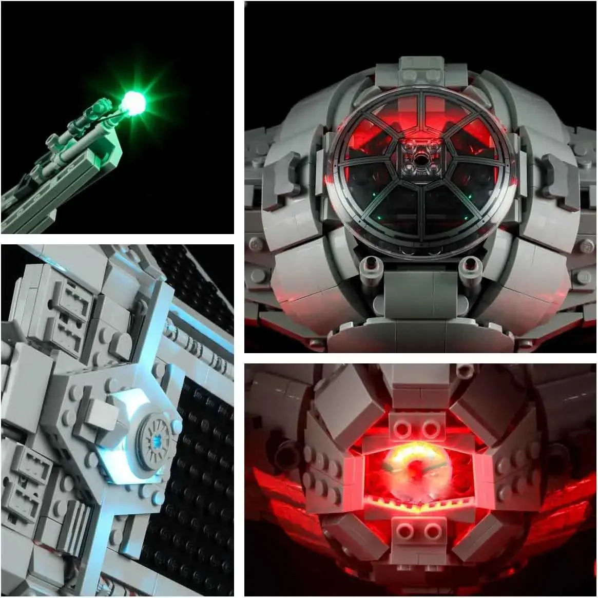 USB Lights Set for Lego 75382 UCS TIE Interceptor
