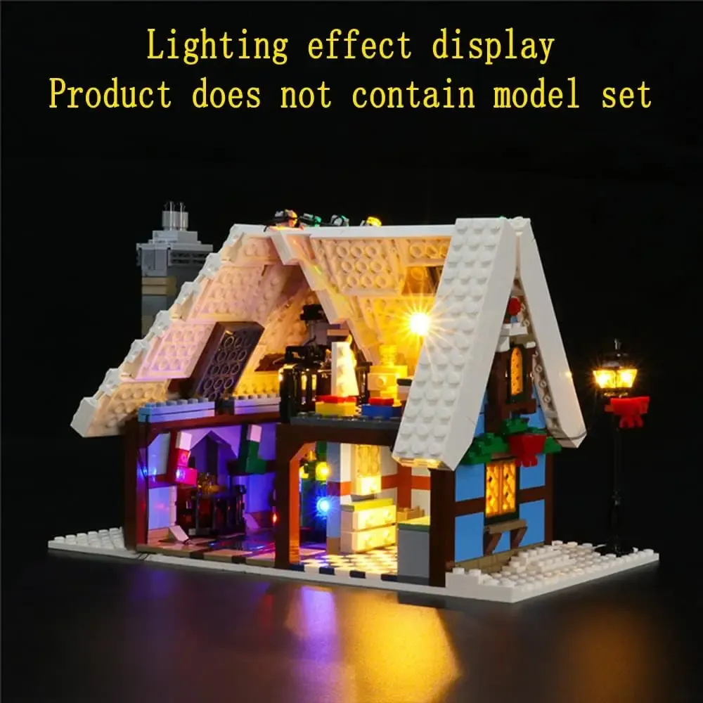 USB Lights Set for Lego 10229 Creator Winter Village Cottage