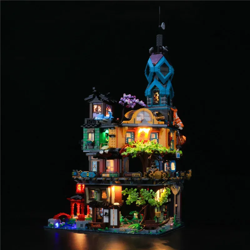 USB Lighting Kit for LEGO 71741 Ninjago City Garden