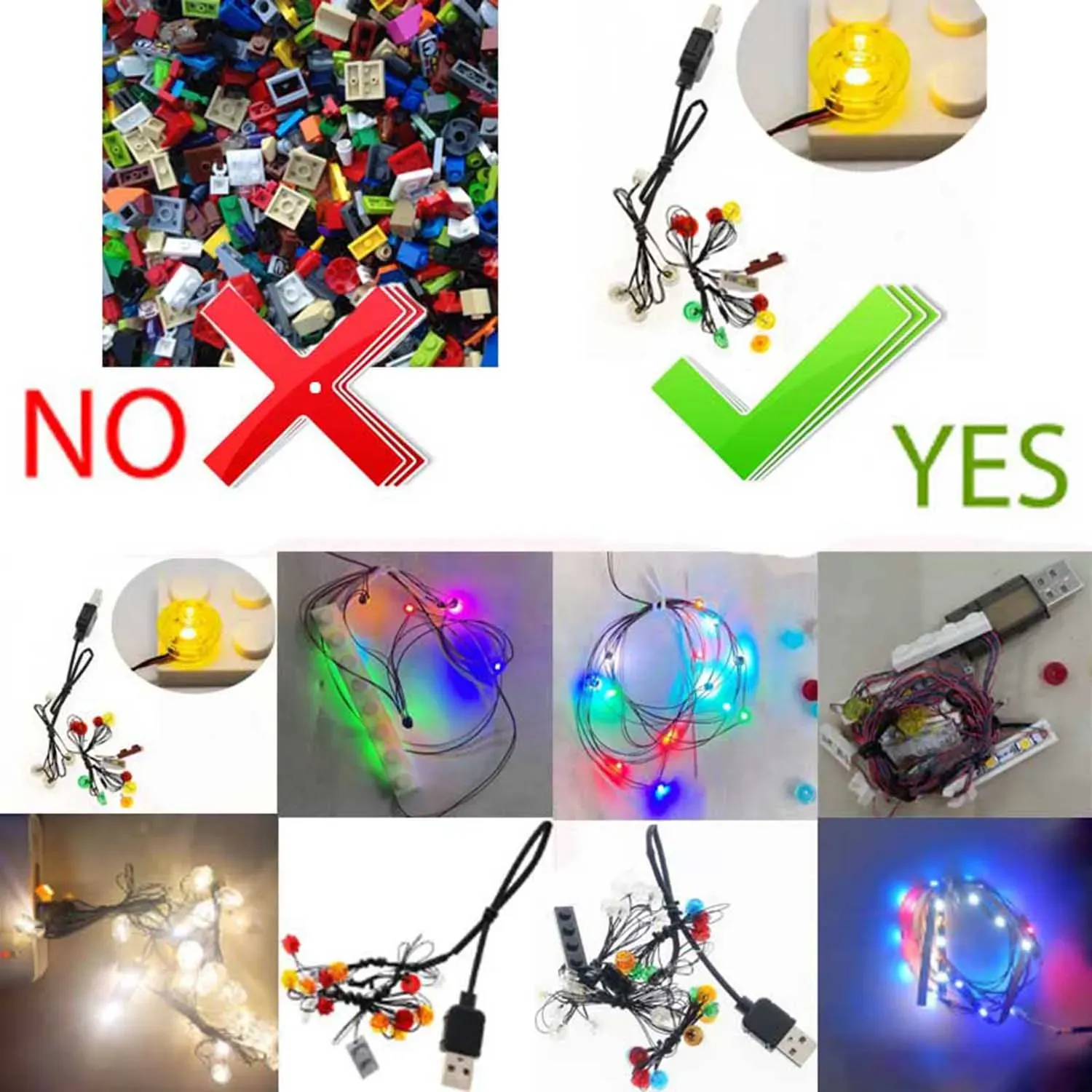USB Lights Set for Lego 10325 Alpine Lodge Winter Village