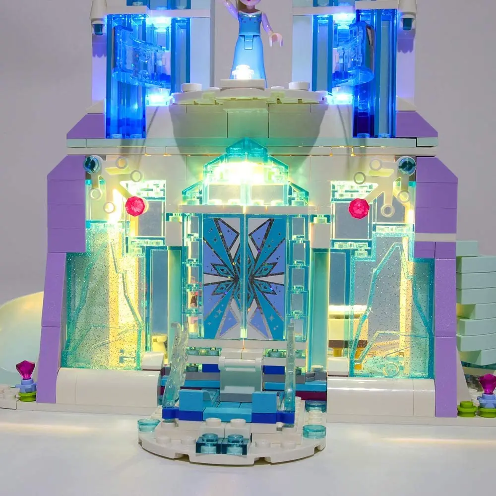USB LED Light Set for Lego 41148 Elsa's Magical Ice Palace