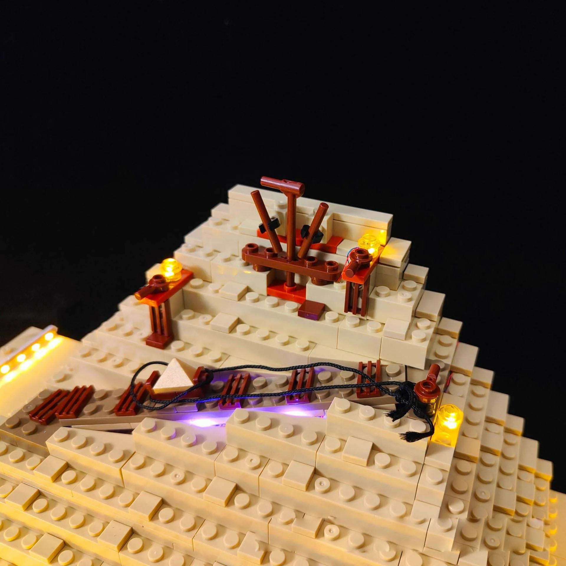 USB Light Kit For LEGO 21058 Architecture Landmark Collection Great Pyramid of Giza