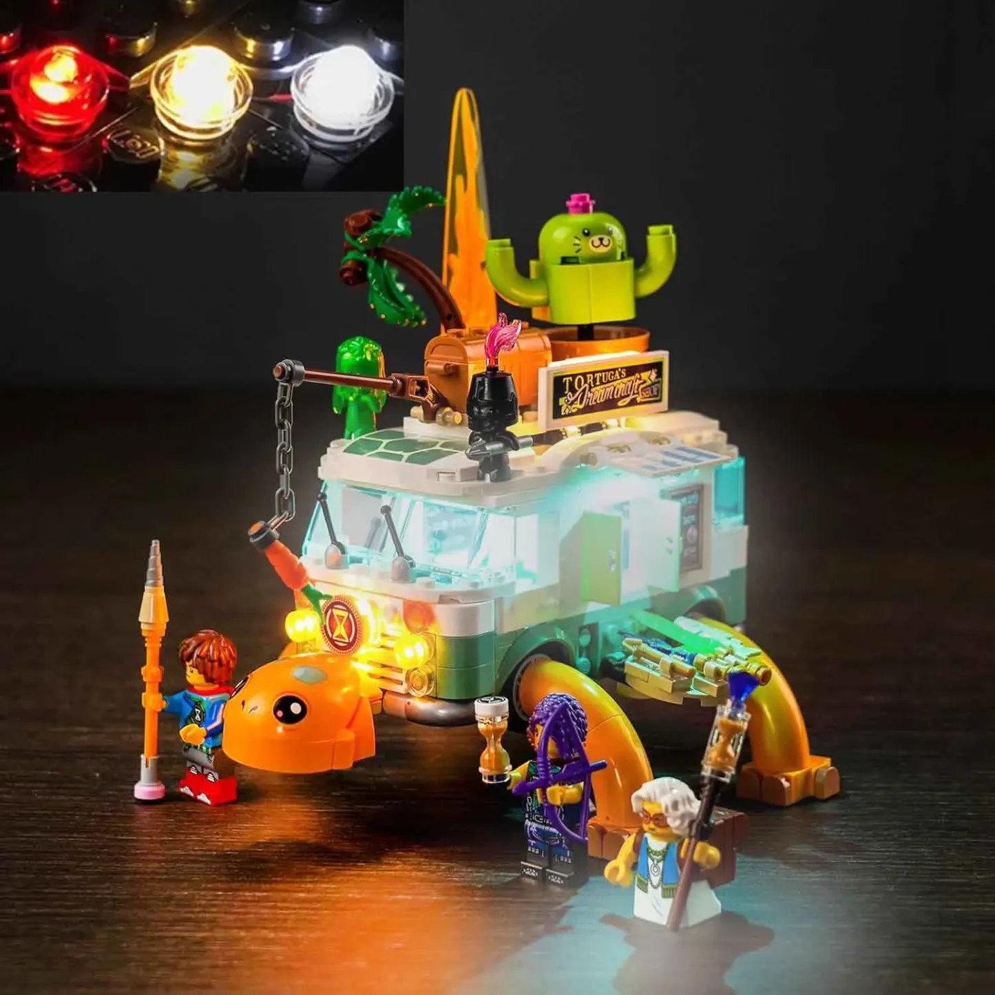 USB Lights Set for Lego 71456 DREAMZzz Mrs. Castillos Turtle Van