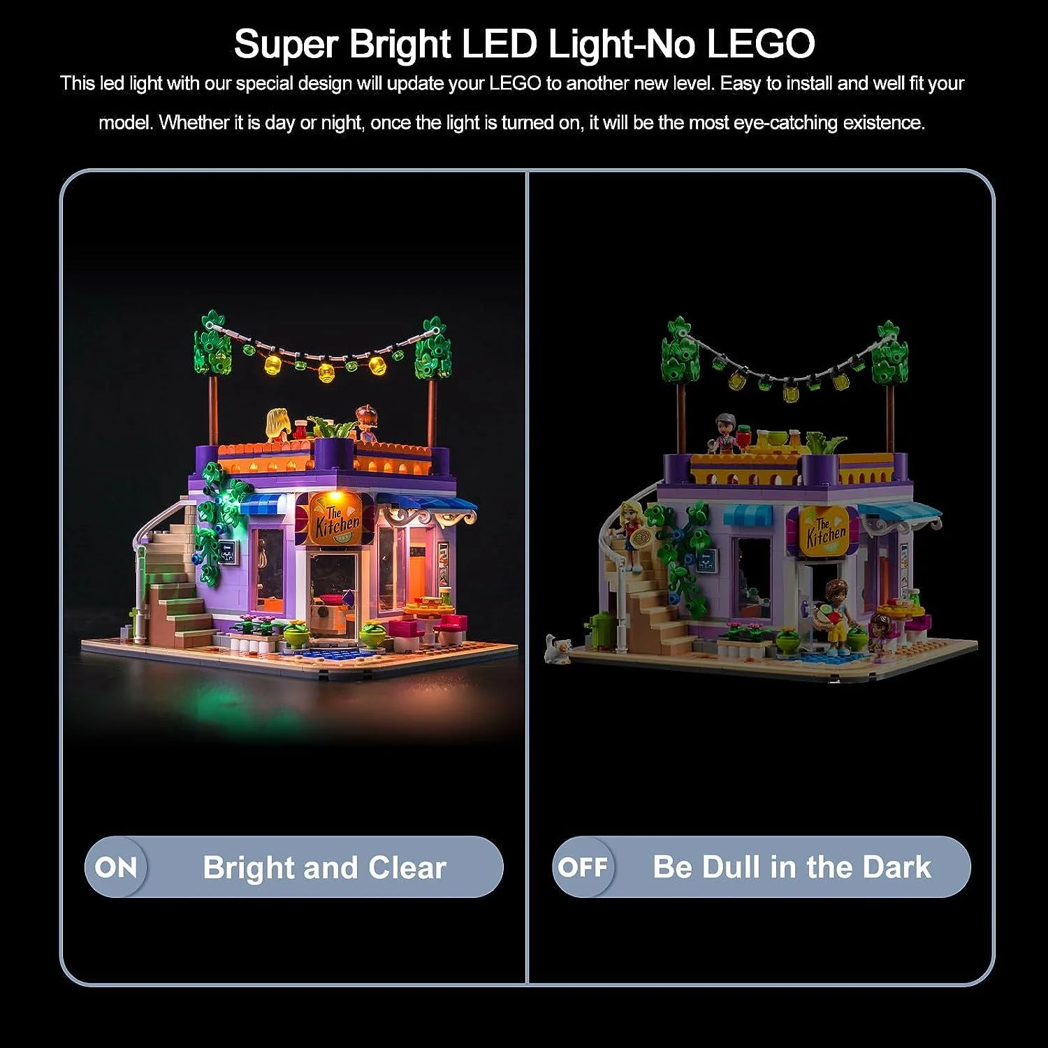 USB Light Kit for LEGO 41747 Heartlake City Community Kitchen
