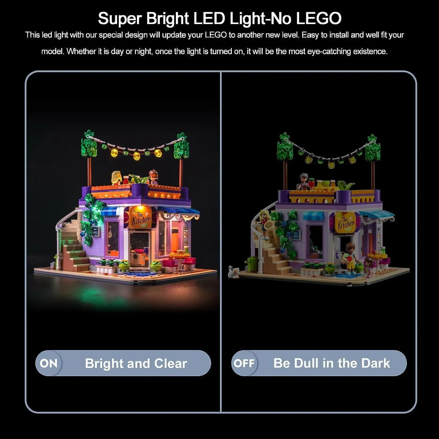 USB Light Kit for LEGO 41747 Heartlake City Community Kitchen