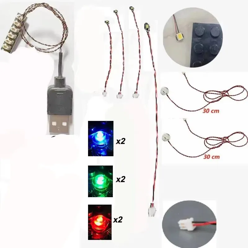 USB Lights Set for Lego 75360 The Clone Wars Yodas Jedi Starfighter