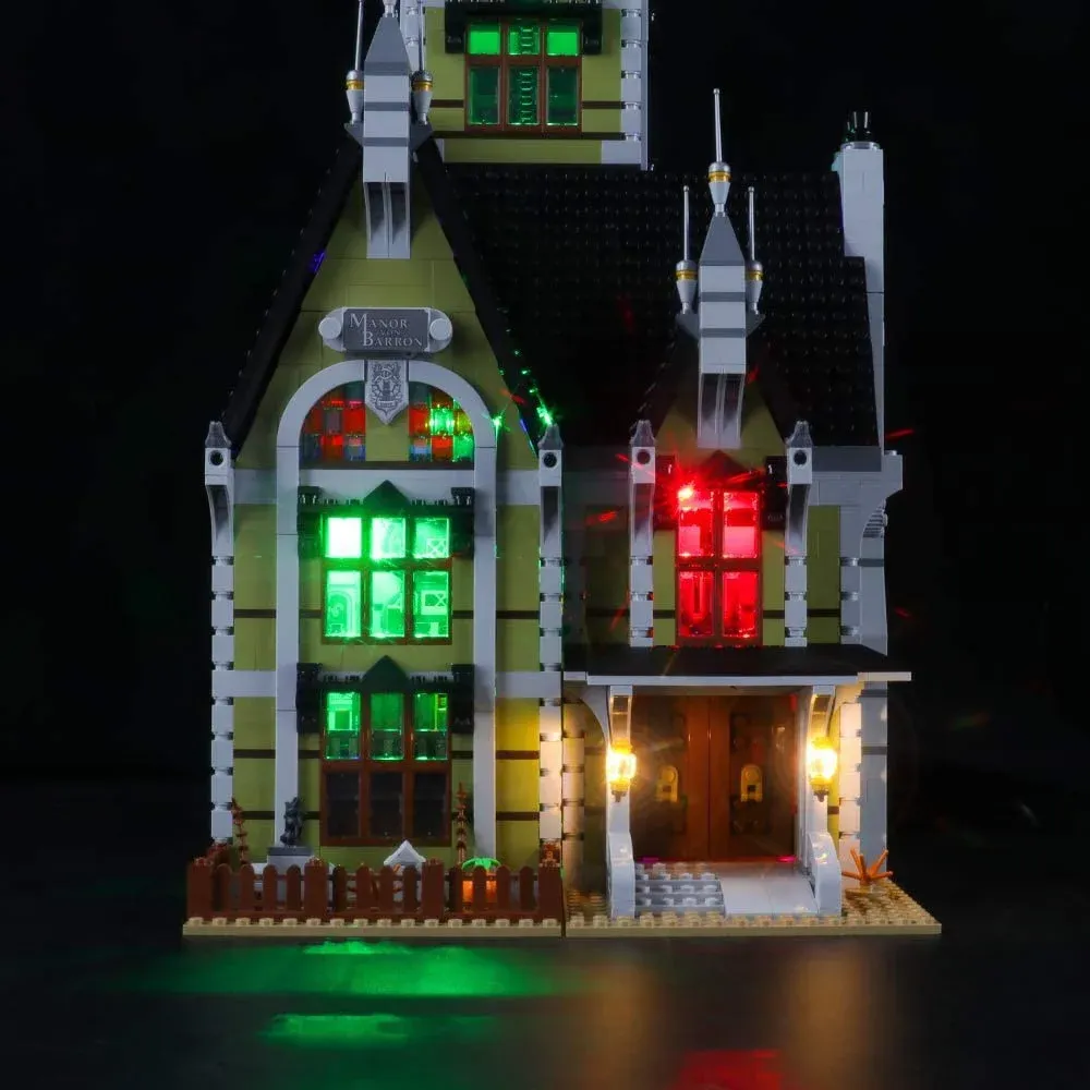 USB Light Kit for LEGO 10273 Creator Fairground Collection Haunted House