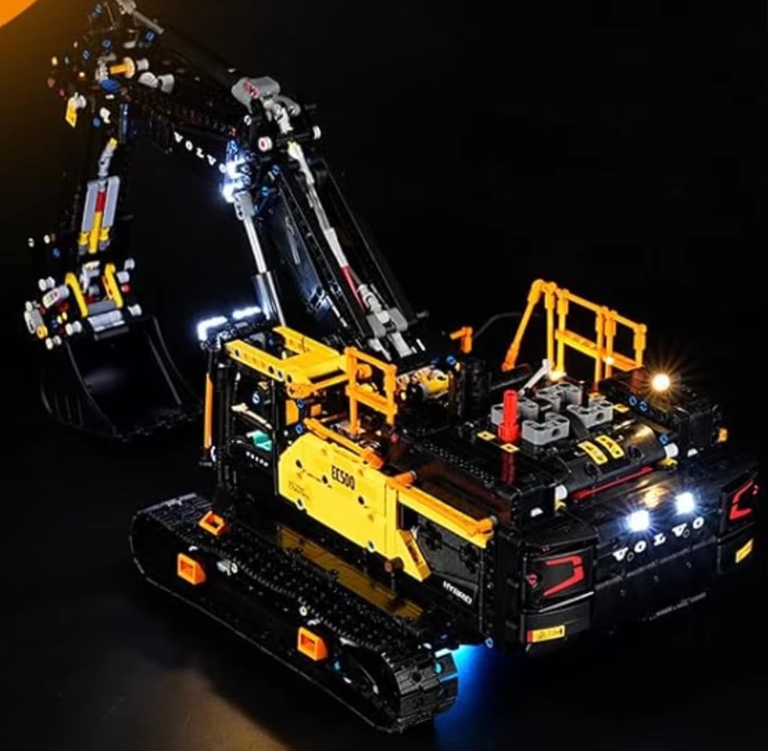 USB Light Kit for Lego 42215 Technic Volvo EC500 Hybrid Excavator