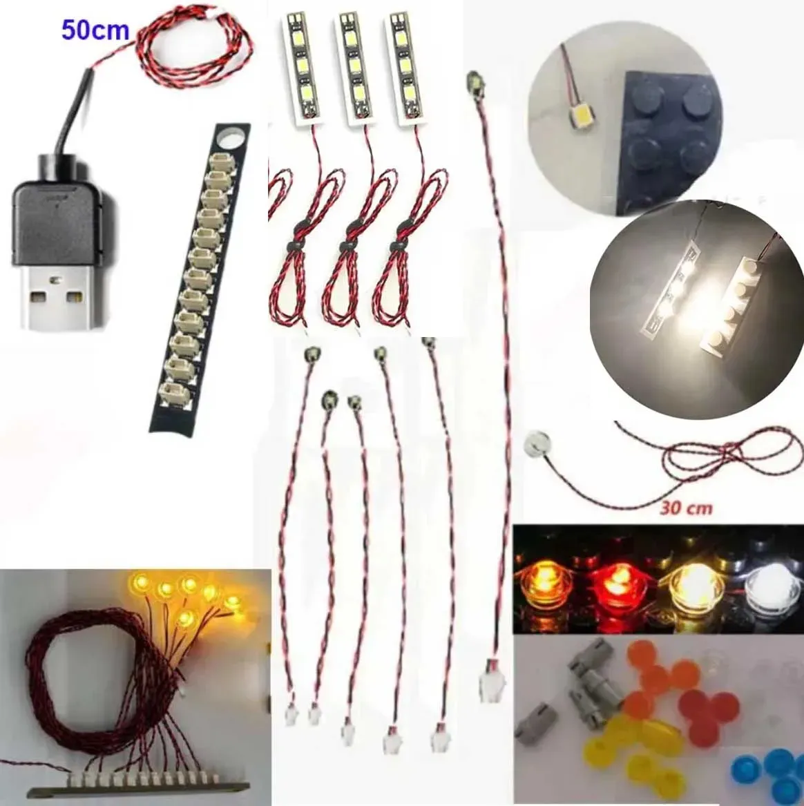 USB Light Kit for Lego 76467 Harry Potter Luna Lovegood's House