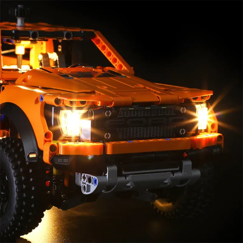 USB Lights Kit for Lego 42126 F-150 High Tech Vehicle Raptor Pickup Car