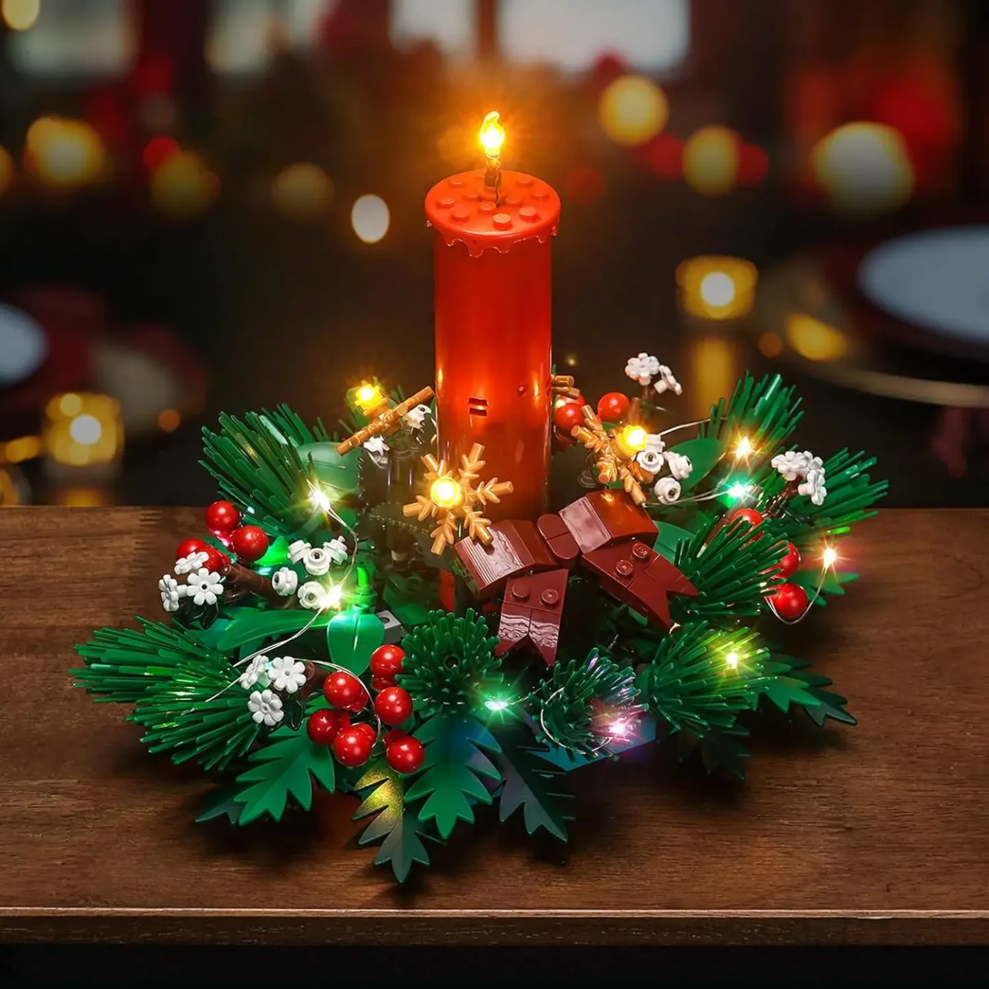 USB Lights Set for Lego 40743 Christmas Table Decoration