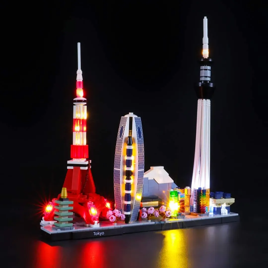 USB Light Kit for LEGO 21051 Architecture Tokyo
