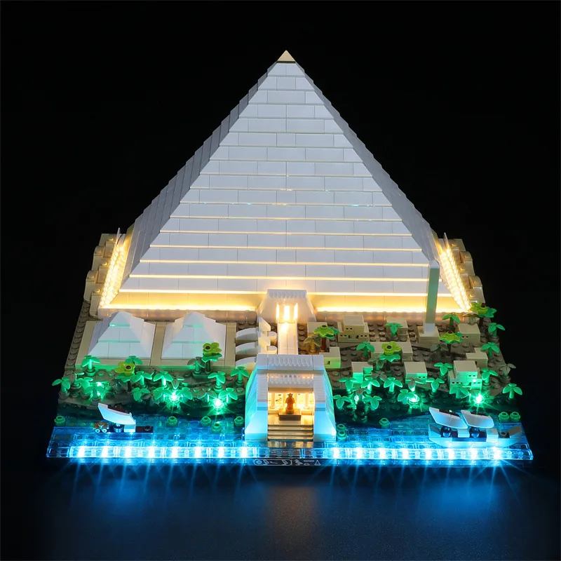 USB Light Kit For LEGO 21058 Architecture Landmark Collection Great Pyramid of Giza
