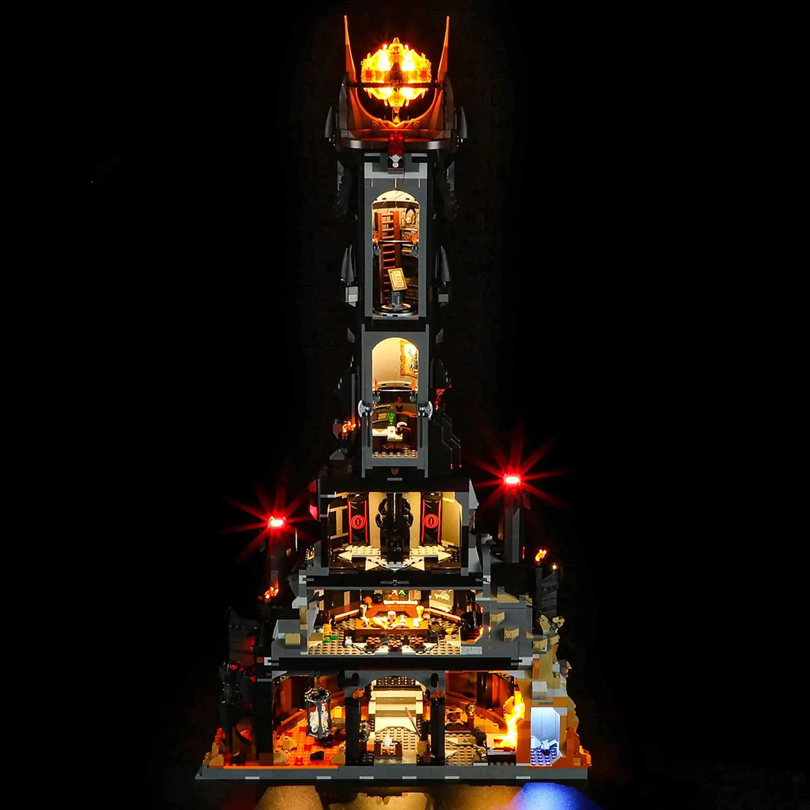 USB Lights Set for Lego 10333 Icons Lord of The Rings Barad-d?r