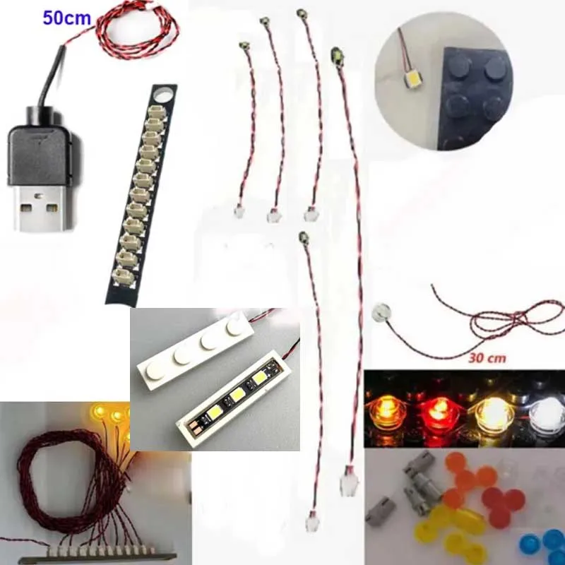 USB Lights Set for Lego 31148 Creator Retro Roller Skate