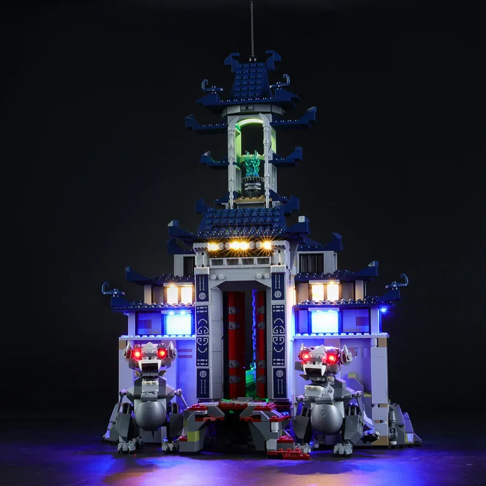 USB Light Kit for LEGO 70617 Ninjago Movie Temple of The Ultimate Weapon